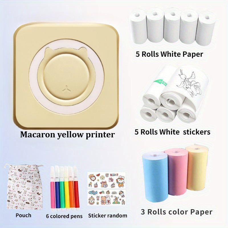 Pocket Mini (Bluetooth, Photo, Information Label) Thermal Printer